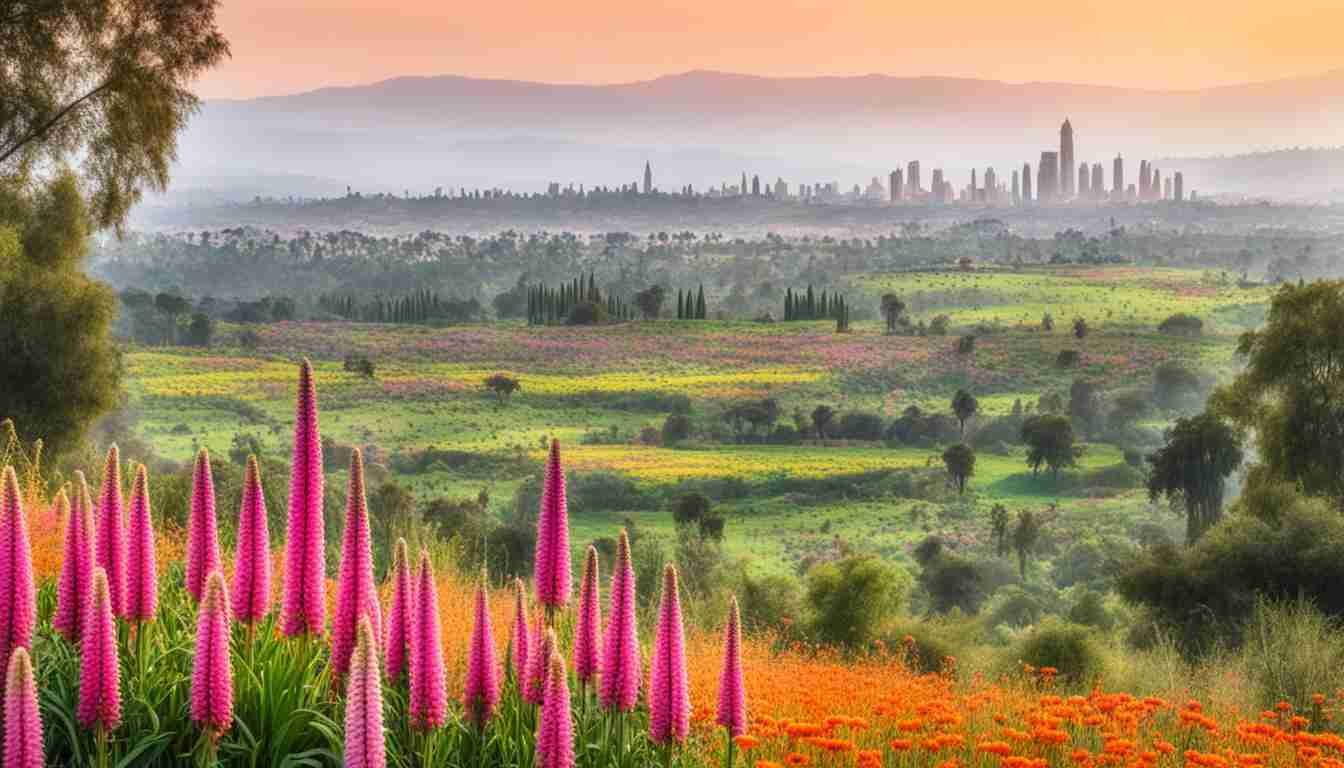 Ethiopia Roses Pink Flowers in Ethiopia