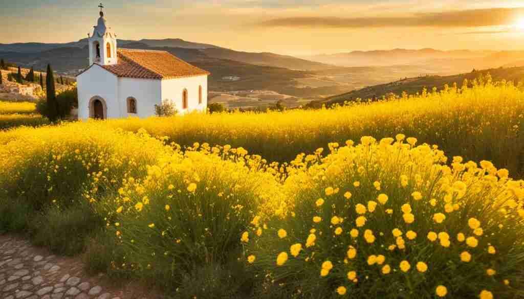 Yellow Flowers in Spain